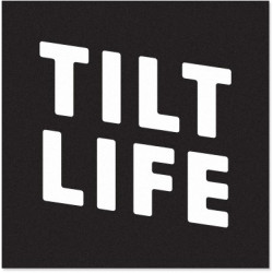 Tilt Stacked Life Sticker