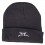 AO Beanie woven knit black