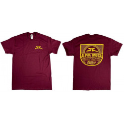 T-shirt AO Nest bordeaux