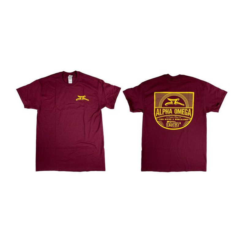 T-shirt AO Nest bordeaux