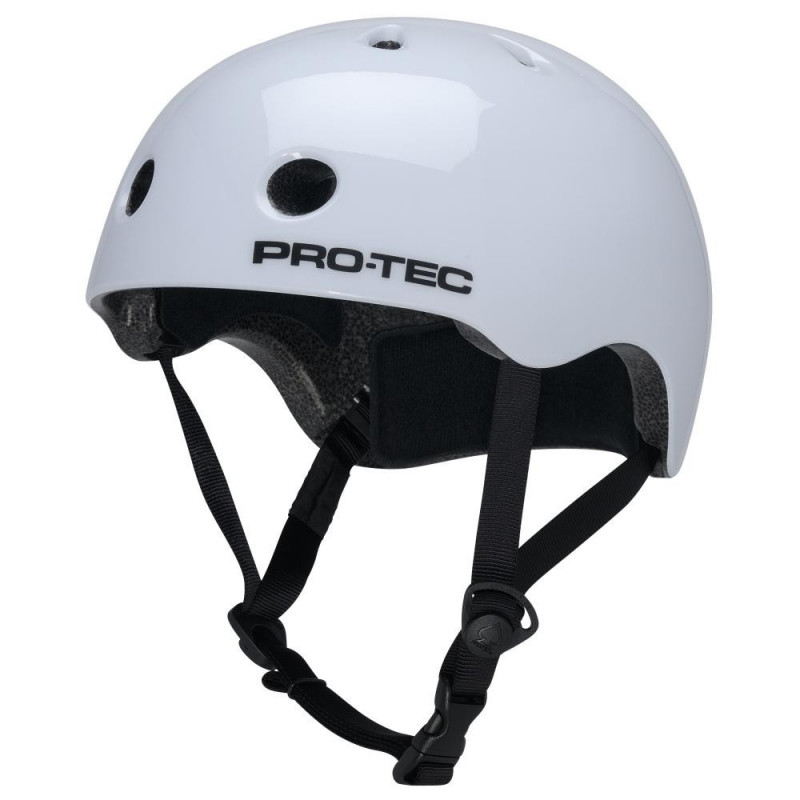 Casque Pro-Tec blanc brillant