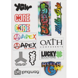 Plaquette stickers 3