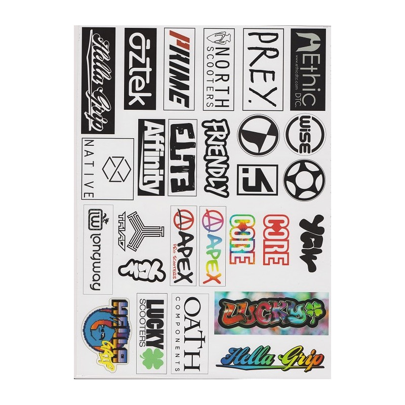 stickers autocollants de customisation pour trottinette - M365-SHOP
