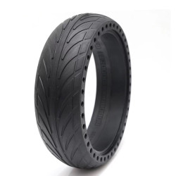 Solid honeycomb tire for...