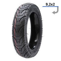Pneu tubeless 9,2×2 Avec...