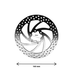 Disque de frein 160mm 2.8mm...