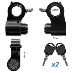 Accélérateur avec clé de...