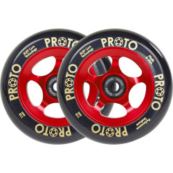 Roue Proto Noir Rouge