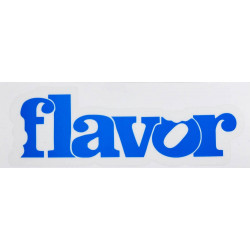 Flavor logo stickers