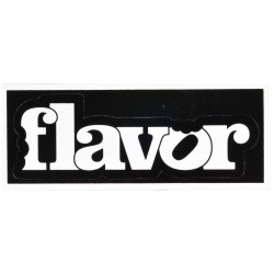 Stickers Flavor Logo noir