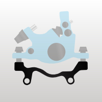 Brake caliper bracket